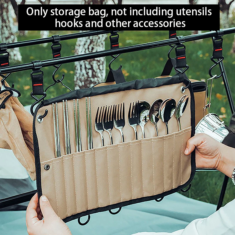 Outdoor Camping Cutlery Storage Bag Portable Roll Up Pouch Bag Cutlery Storage Water Resistant Case For Forks Spoons Chopstick
Outdoor Camping Cutlery Storage Bag Portable Roll Up Pouch Bag Cutlery Storage Water Resistant Case For Forks Spoons Chopstick