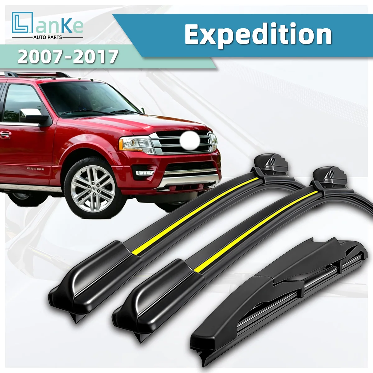 Lanke Wiper Fit For Ford Expedition (2007-2017) Natural Rubber Strip Boneless Silence Car Windshield Wiper Blade Car Aaccessorie
Lanke Wiper Fit For Ford Expedition (2007-2017) Natural Rubber Strip Boneless Silence Car Windshield Wiper Blade Car Aaccessorie