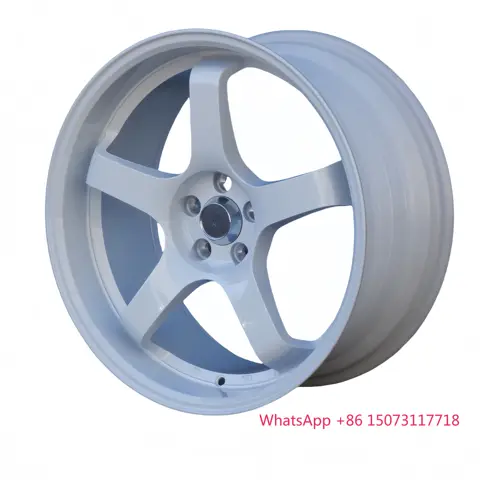 17 18 19 Inch Lightweight Alloy Wheels Flow Forming White Rims with 5X114.3 PCD for   Passengers for  Cars
