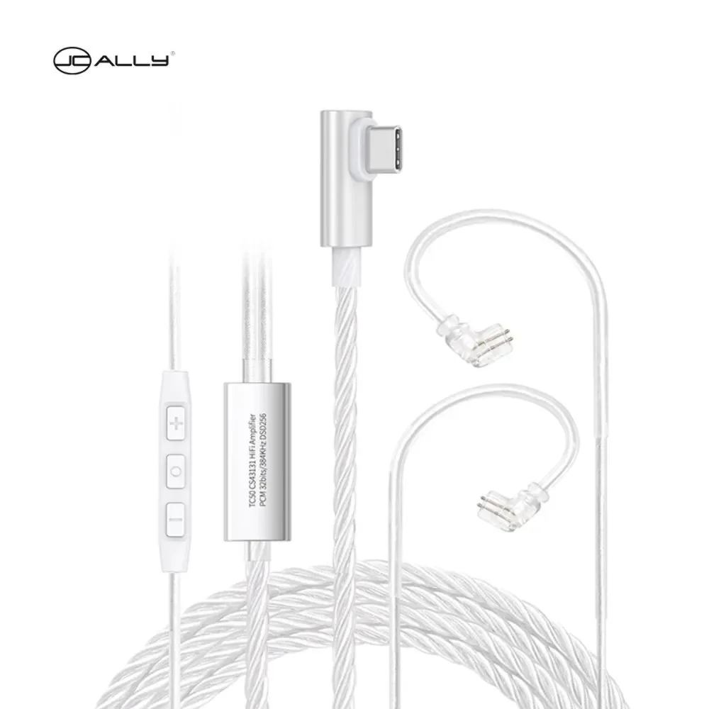 JCALLY TC50 OFC Silver Plated CS43131 Chip Type C High-End Amplifier Earphone Upgrade Cable QDC Pin With Mic for ZAT PR2 CN1 CC1
JCALLY TC50 OFC Silver Plated CS43131 Chip Type C High-End Amplifier Earphone Upgrade Cable QDC Pin With Mic for ZAT PR2 CN1 CC1