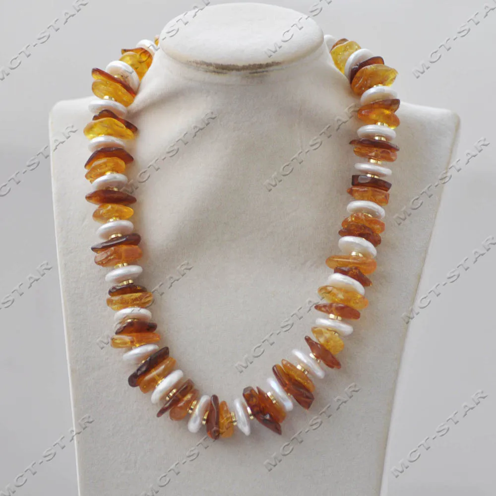 Ожерелье из натурального жемчуга MTC·STAR, 18 дюймов, 100% натуральное, коричнево-желтое, в форме монет, белого цвета (Z14056)
Ожерелье из натурального жемчуга MTC·STAR, 18 дюймов, 100% натуральное, коричнево-желтое, в форме монет, белого цвета (Z14056)