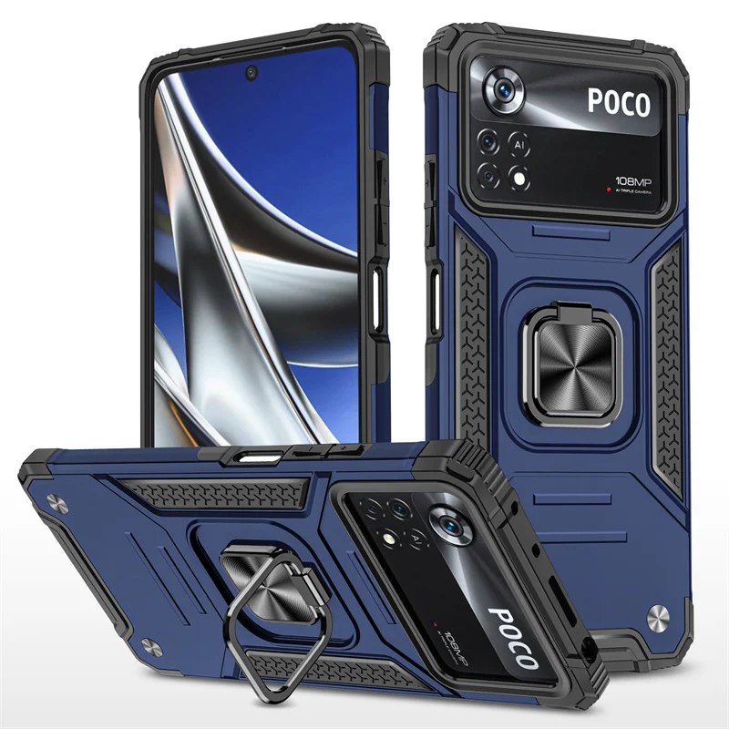 For Xiaomi Poco M4 Pro 4G Case Car Magnetic Holder Ring Stand Armor Back Cover For Poco Poko Pocco Little M4Pro M 4 M4 Pro 4Pro
For Xiaomi Poco M4 Pro 4G Case Car Magnetic Holder Ring Stand Armor Back Cover For Poco Poko Pocco Little M4Pro M 4 M4 Pro 4Pro