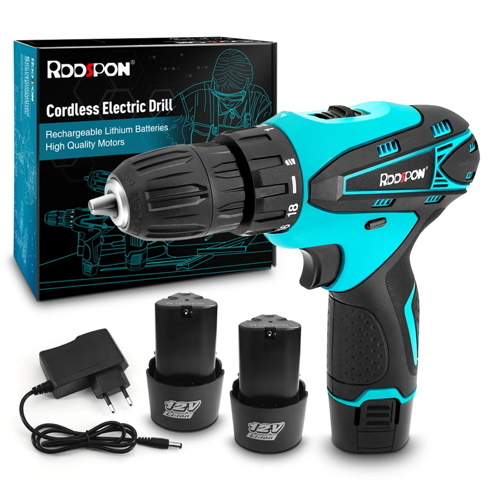 12V Brushed Electric Drill Cordless Screwdrivers Driller Li-ion Battery Electric Power Tools Repair Screwdriver for Home DIY Use
12V Brushed Electric Drill Cordless Screwdrivers Driller Li-ion Battery Electric Power Tools Repair Screwdriver for Home DIY Use
