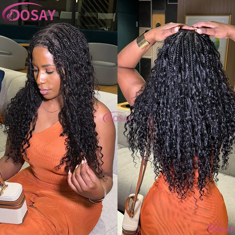 32 "синтетические плетеные парики в стиле бохо 13*6, парик на шнурке, парик без узлов, косички для чернокожих женщин с волосами ребенка, богемные косички, африканские парики 
32 "синтетические плетеные парики в стиле бохо 13*6, парик на шнурке, парик без узлов, косички для чернокожих женщин с волосами ребенка, богемные косички, африканские парики