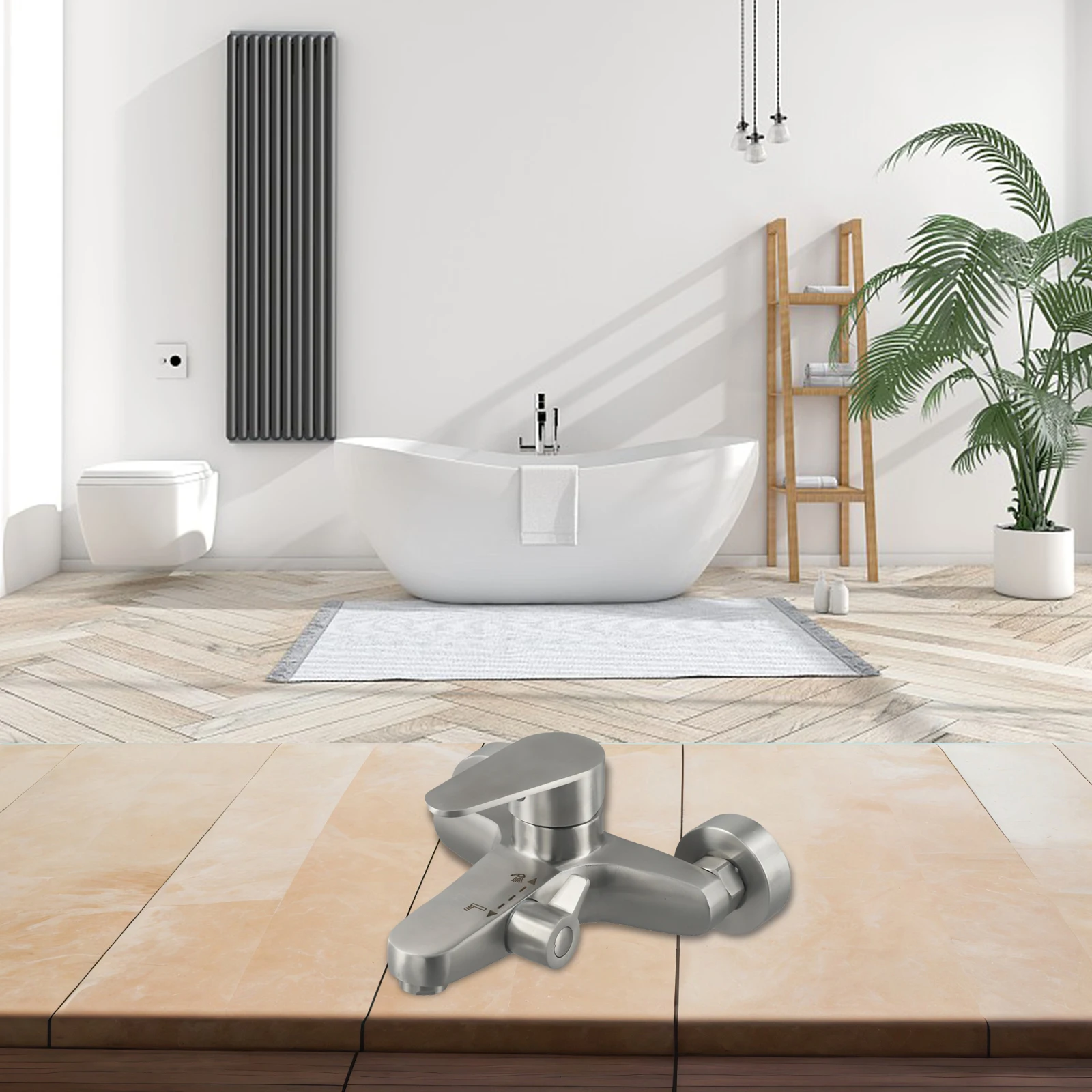 Смеситель для душа G Inlet с двумя отверстиями, для горячей и холодной воды, высококачественный, из нержавеющей стали
Смеситель для душа G Inlet с двумя отверстиями, для горячей и холодной воды, высококачественный, из нержавеющей стали