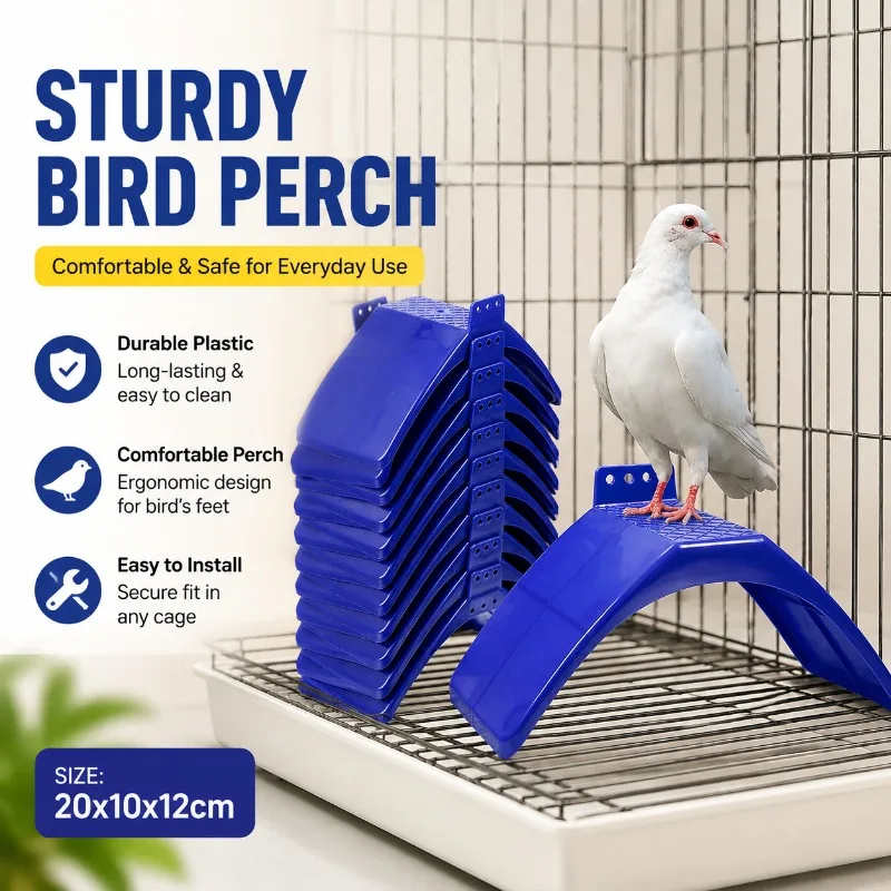 New Arrival Pigeon Perch Stand Habitat Frame Plastic Support Rack Parrot Bird Cage Accessory Pet Rest Platform Indoor Breeding
New Arrival Pigeon Perch Stand Habitat Frame Plastic Support Rack Parrot Bird Cage Accessory Pet Rest Platform Indoor Breeding