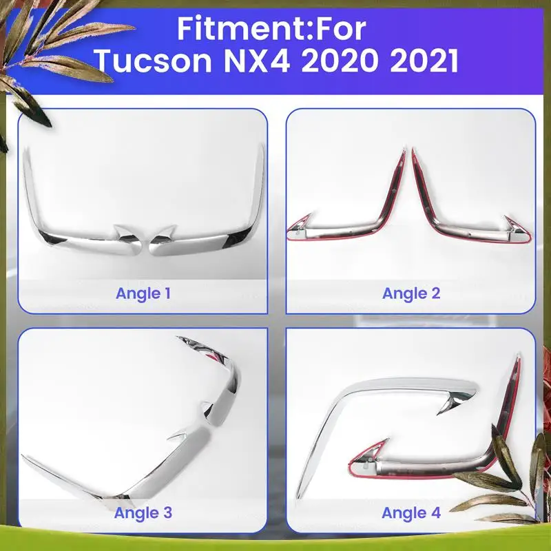 AB98-For Hyundai Tucson NX4 2020 2021 Front Fog Light Lamp Cover Trim Bumper Molding Garnish Eyebrow Eyelid
AB98-For Hyundai Tucson NX4 2020 2021 Front Fog Light Lamp Cover Trim Bumper Molding Garnish Eyebrow Eyelid