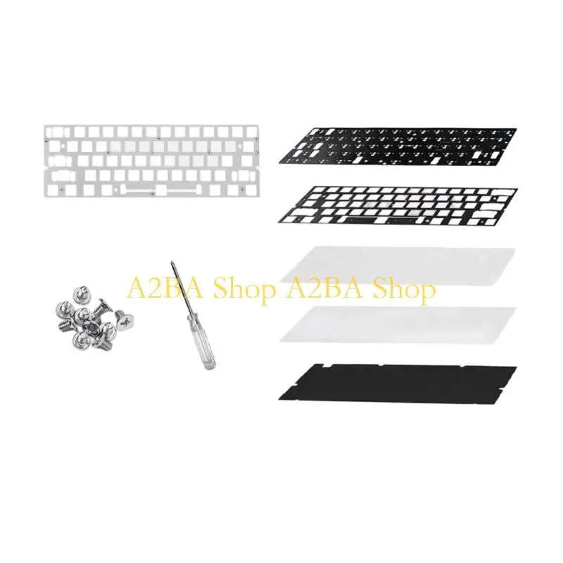 A2BA Keyboards Plate Aluminum Keyboards Positioning Plate for 60HE Gaming Office Mechanical Keyboards Accessories
A2BA Keyboards Plate Aluminum Keyboards Positioning Plate for 60HE Gaming Office Mechanical Keyboards Accessories