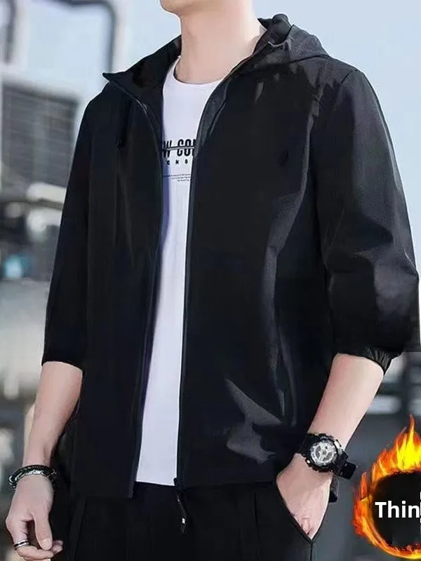 Men's Outdoor Fleece-Lined Casual Baseball Jacket Thin Style Windproof Coldproof Fashionable Korean Version Outdoor Windbreaker
Men's Outdoor Fleece-Lined Casual Baseball Jacket Thin Style Windproof Coldproof Fashionable Korean Version Outdoor Windbreaker