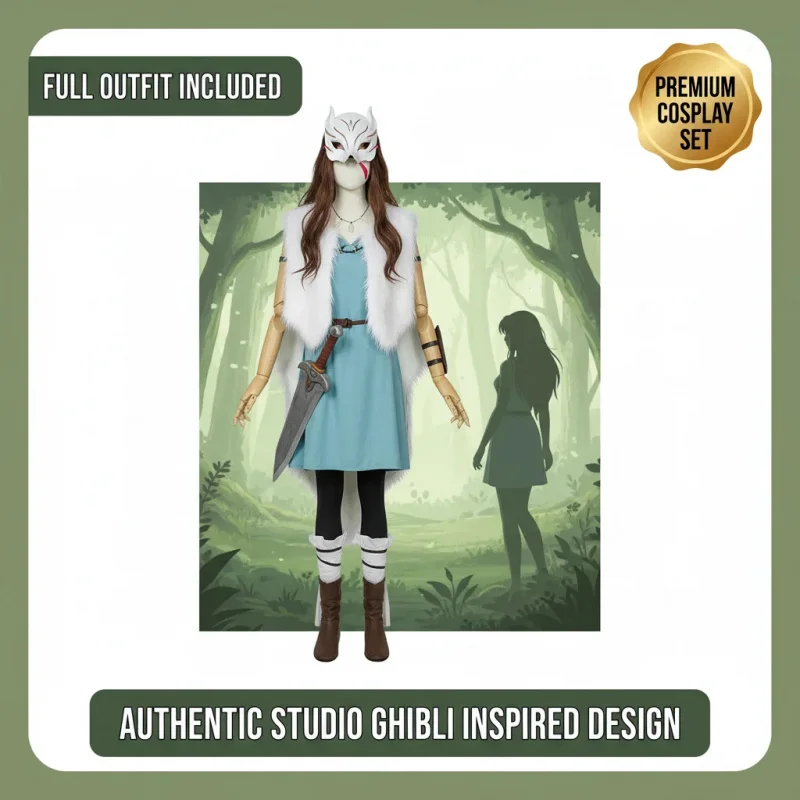 ☎UWAWA Princess Mononoke San Cosplay Costume Full Set Outfit with Wig Cloak Dress Shirt Halloween Women Adult☎
☎UWAWA Princess Mononoke San Cosplay Costume Full Set Outfit with Wig Cloak Dress Shirt Halloween Women Adult☎