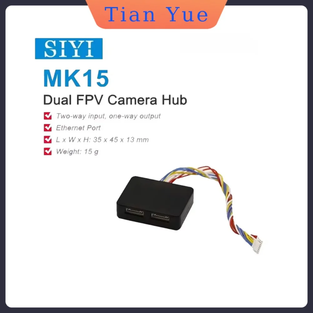 Hwak Speed SIYI MK15 Двойной концентратор для камеры FPV, совместимый с воздушным блоком MK15 HM30 MK32, инновационный дизайн, концентратор для двойной камеры
Hwak Speed SIYI MK15 Двойной концентратор для камеры FPV, совместимый с воздушным блоком MK15 HM30 MK32, инновационный дизайн, концентратор для двойной камеры