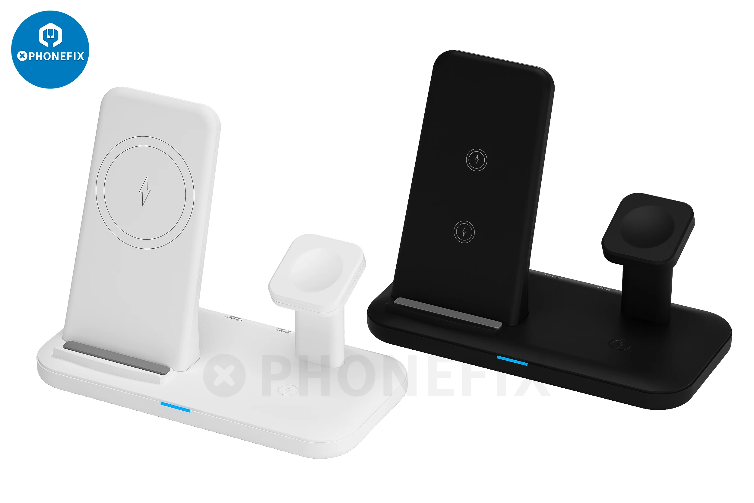 3 in 1 Wireless Charging Station Fast Quick Charging Dock Stand for iWatch Series AirPods for iPhone ipad Android Smart Phones
3 in 1 Wireless Charging Station Fast Quick Charging Dock Stand for iWatch Series AirPods for iPhone ipad Android Smart Phones
