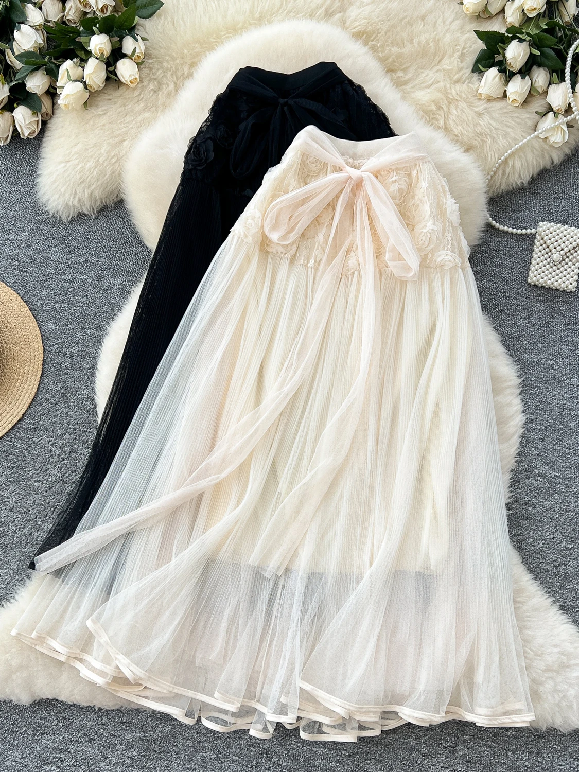 2025 Summer High Waist Three-dimensional Flower Splicing Mesh Voile Slim Long Skirt Party Wedding Club
2025 Summer High Waist Three-dimensional Flower Splicing Mesh Voile Slim Long Skirt Party Wedding Club