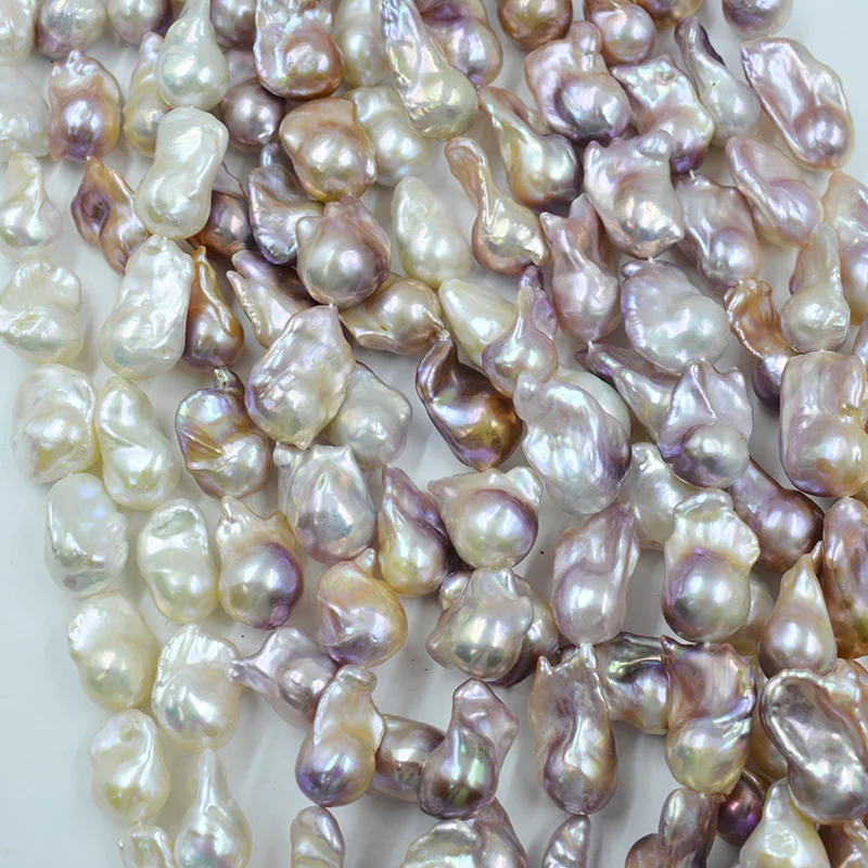 1 share AAAAA12-14MM high-quality natural cultured white purple Baroque irregular pearl loose beads. DIY Jewelry Making 16”
1 share AAAAA12-14MM high-quality natural cultured white purple Baroque irregular pearl loose beads. DIY Jewelry Making 16”