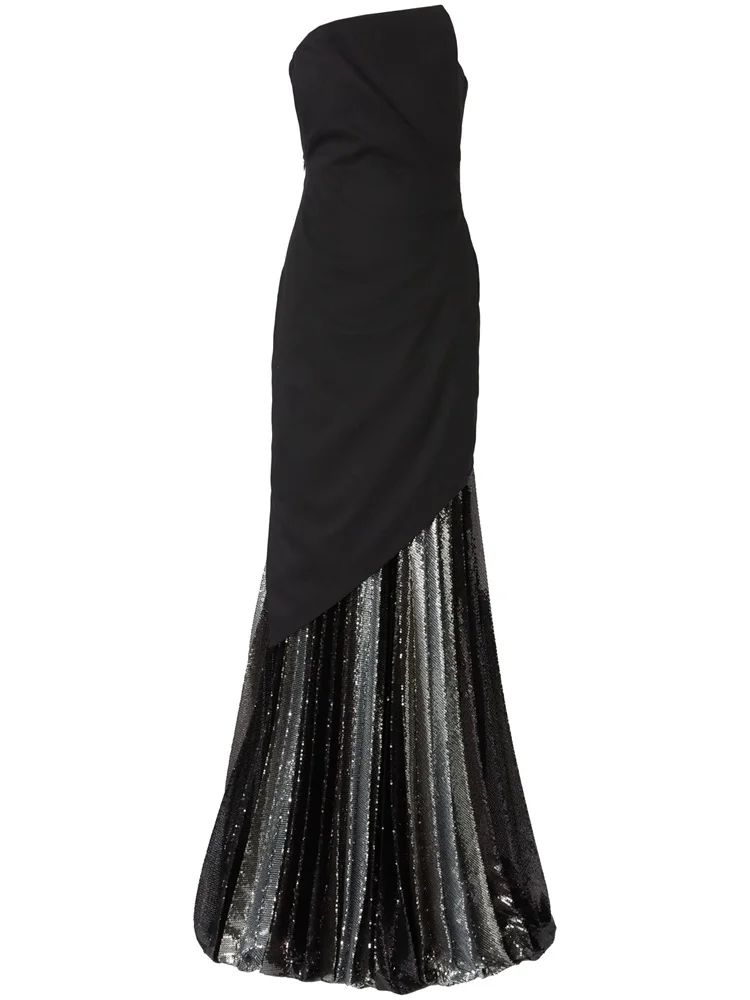 Customized Strapless Neckline Sleeveless Satin Mermaid Evening Dress Elegant Open Back Side Zipper Floor Length Gown For Women
Customized Strapless Neckline Sleeveless Satin Mermaid Evening Dress Elegant Open Back Side Zipper Floor Length Gown For Women