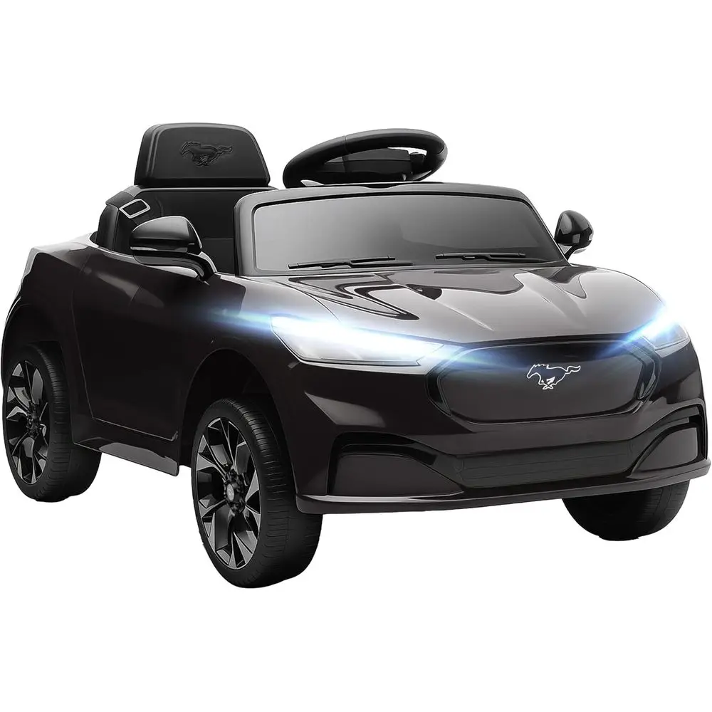 12V Kids Electric Car with Remote, 3 Speeds, LED Lights, Music, Bluetooth, Suspension Wheels, Suitable for Ages 3-5, Black
12V Kids Electric Car with Remote, 3 Speeds, LED Lights, Music, Bluetooth, Suspension Wheels, Suitable for Ages 3-5, Black