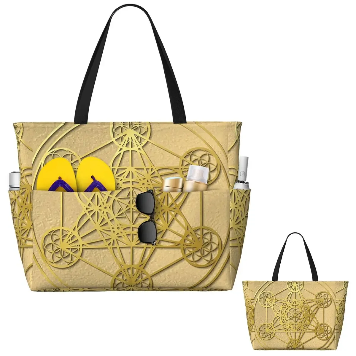 Metatron Cube Sacred Mandala Healing Amulet Beach Tote Bag Sport Gym Yoga Duffle Large Tote Bag Women Travel Bag Fitness bag
Metatron Cube Sacred Mandala Healing Amulet Beach Tote Bag Sport Gym Yoga Duffle Large Tote Bag Women Travel Bag Fitness bag