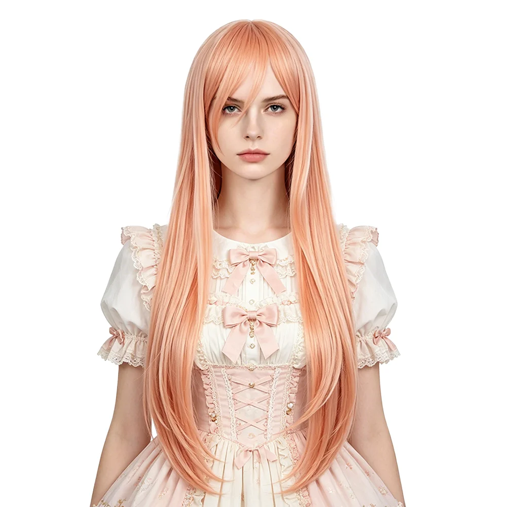 Pastel Orange Pink Long Straight Wig 95cm Natural Looking Soft Heat Resistant Synthetic Wig For Women Anime Cosplay Daily Party
Pastel Orange Pink Long Straight Wig 95cm Natural Looking Soft Heat Resistant Synthetic Wig For Women Anime Cosplay Daily Party