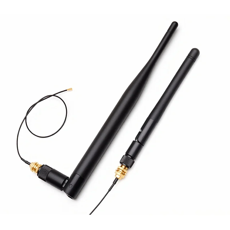 Dual-Band External WiFi Router 2.4G & 5.8G with High-Gain Rubber Rod Antenna Bluetooth Module Equipped with IPEX Cable
Dual-Band External WiFi Router 2.4G & 5.8G with High-Gain Rubber Rod Antenna Bluetooth Module Equipped with IPEX Cable