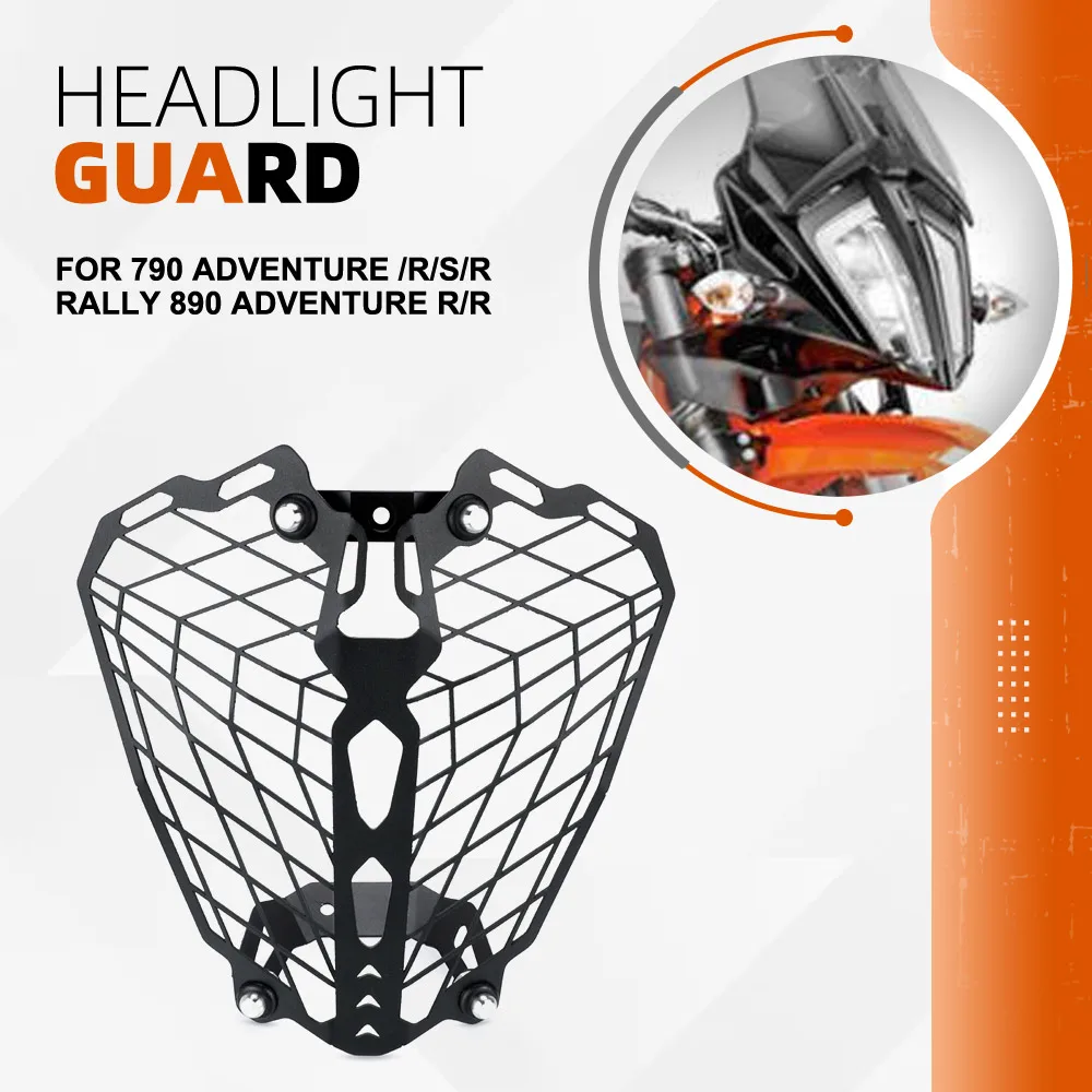 390 Adventure Headlight Guard For 790 Adventure /r/s/R Rally 890 Adventure R/R rally Headlamp Grill Head Light Protection Cover
390 Adventure Headlight Guard For 790 Adventure /r/s/R Rally 890 Adventure R/R rally Headlamp Grill Head Light Protection Cover