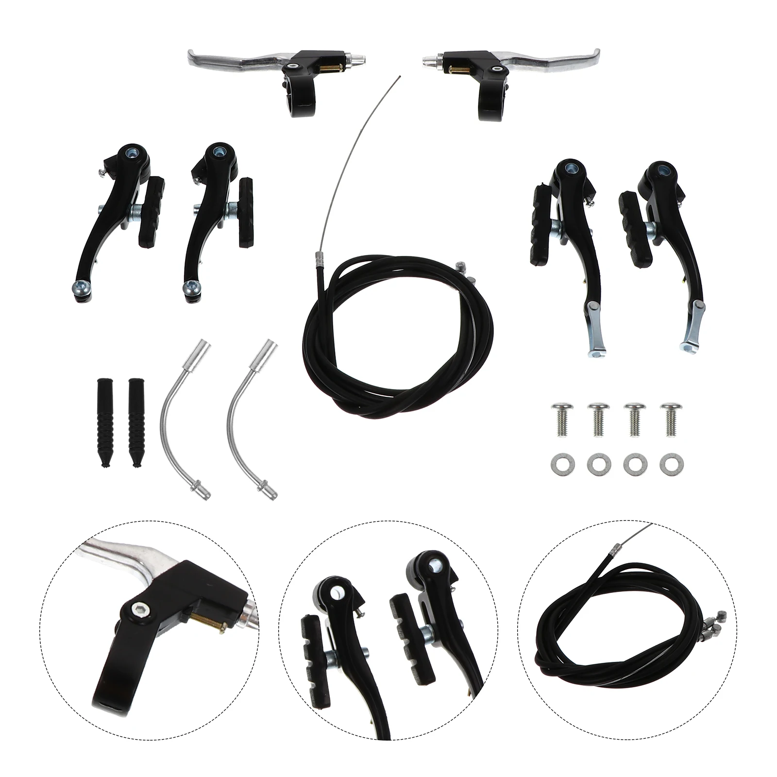All Aluminum Alloy Bike Disc Mountain Braking System Set H Lever Accessories Durable Sturdy Wear Resistant Bike
All Aluminum Alloy Bike Disc Mountain Braking System Set H Lever Accessories Durable Sturdy Wear Resistant Bike