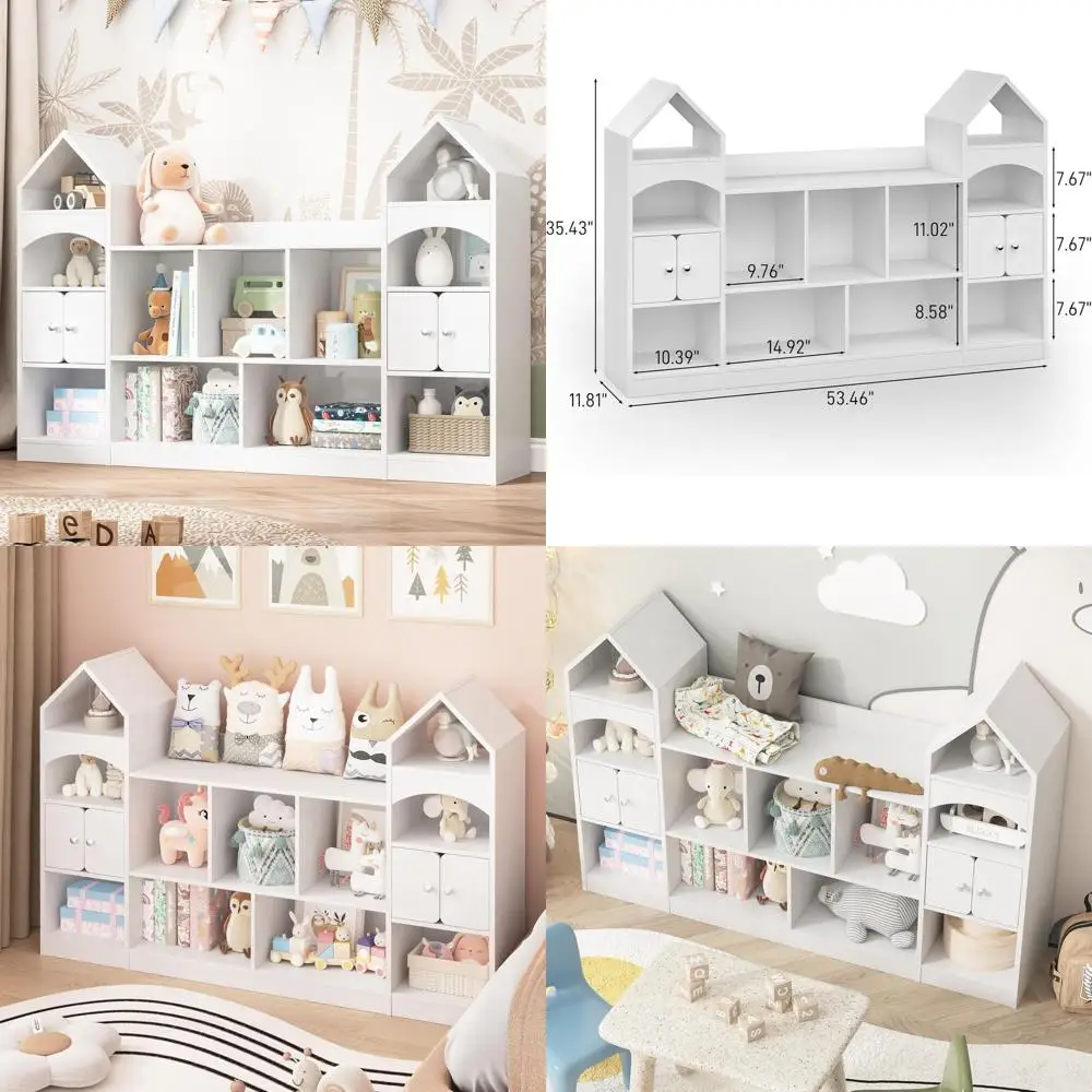 Белый многофункциональный детский стеллаж и шкаф для хранения для игровой комнаты, детской комнаты и гостиной
Белый многофункциональный детский стеллаж и шкаф для хранения для игровой комнаты, детской комнаты и гостиной
