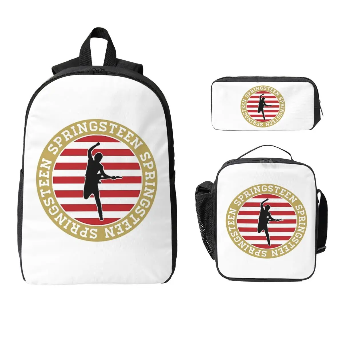 Bruce Springsteen Backpack Student BookBag School Bag Laptop Shoulder Bags 3ps Insulated Lunch Bag Pencil Case
Bruce Springsteen Backpack Student BookBag School Bag Laptop Shoulder Bags 3ps Insulated Lunch Bag Pencil Case
