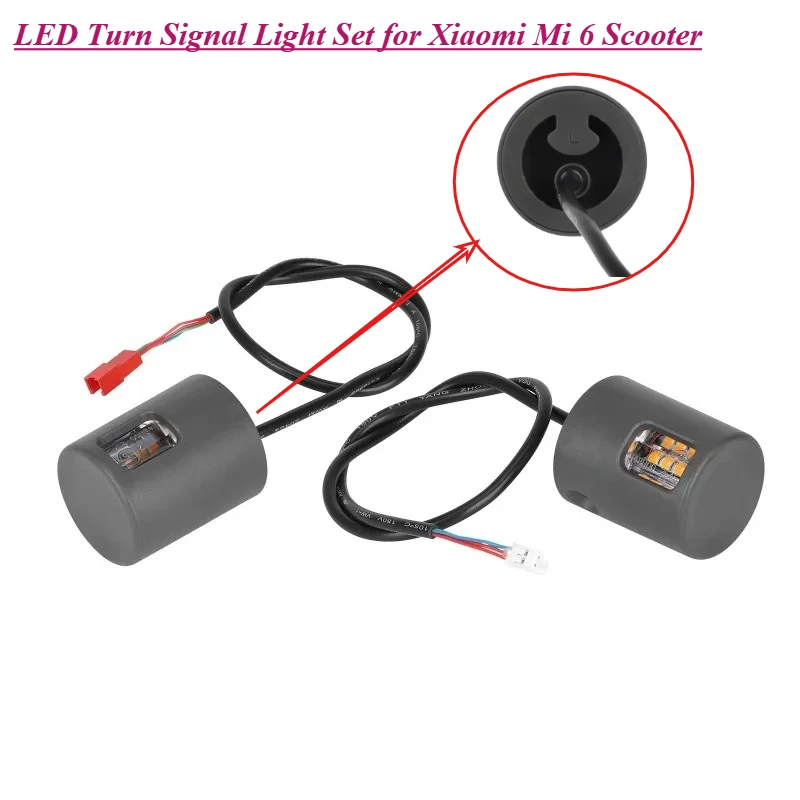 LED Turn Signal Light Set for Xiaomi Mi 6 Scooter, Left & Right High Brightness Warning Lamp Blinker Modification Accessories
LED Turn Signal Light Set for Xiaomi Mi 6 Scooter, Left & Right High Brightness Warning Lamp Blinker Modification Accessories