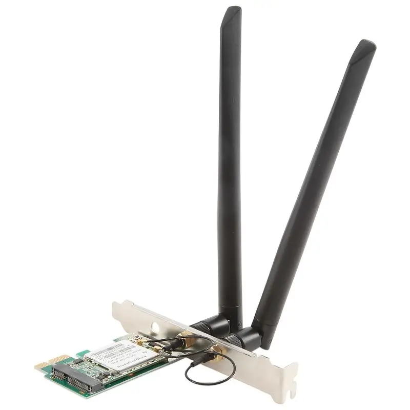 New--PCI-E Wifi Adapter BCM94322 Wifi Network Cards 300Mbps For Macos 5G+2.4G Dual Band 802.11AN WLAN Plug And Play
New--PCI-E Wifi Adapter BCM94322 Wifi Network Cards 300Mbps For Macos 5G+2.4G Dual Band 802.11AN WLAN Plug And Play
