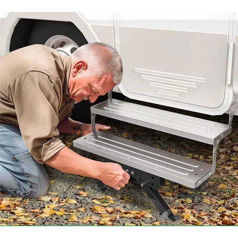 RV Folding Step Stabilizer Bracket - Trailer Jack Step Arm, RV Modification Accessories For Automobiles
RV Folding Step Stabilizer Bracket - Trailer Jack Step Arm, RV Modification Accessories For Automobiles