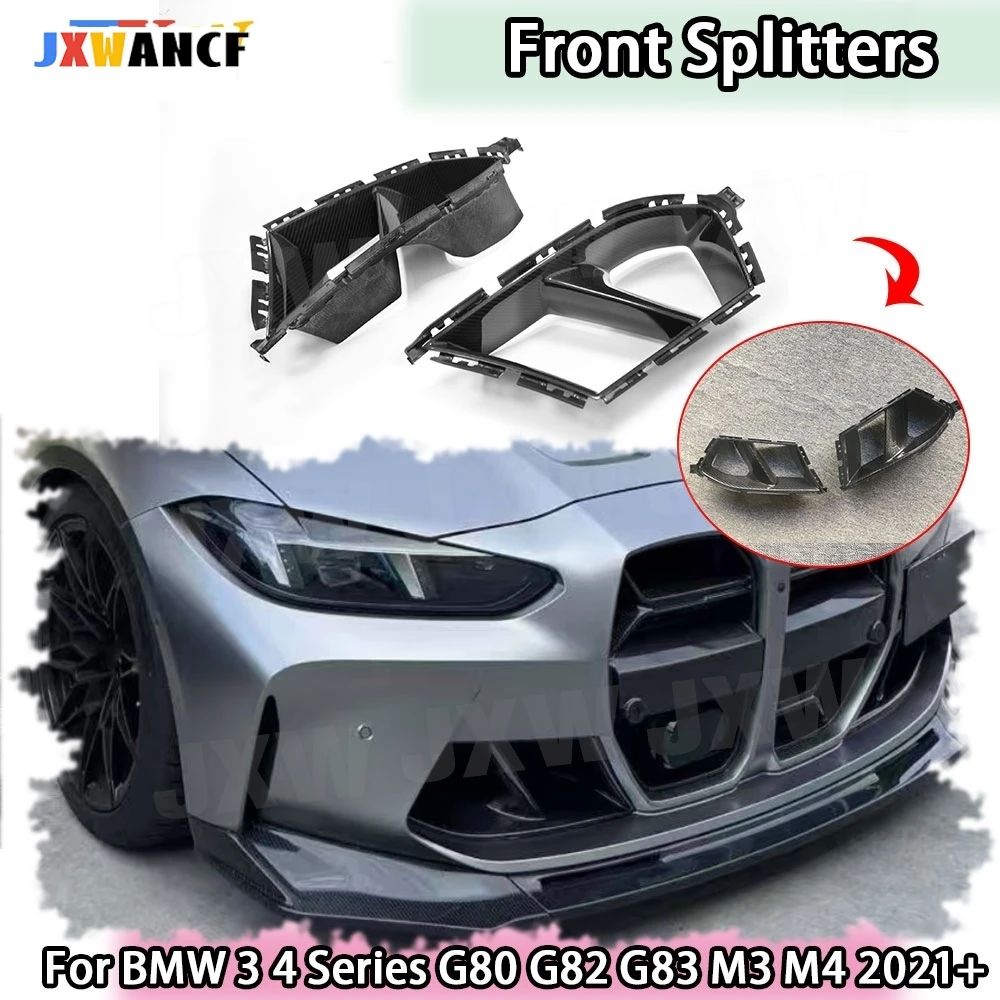 JXWANCF Dry Carbon Fiber Front Bumper Air Vent Cover Trim For BMW 3 Series 4 Series G80 G82 G83 M3 M4 2021+ Foglamp Mesh Grill
JXWANCF Dry Carbon Fiber Front Bumper Air Vent Cover Trim For BMW 3 Series 4 Series G80 G82 G83 M3 M4 2021+ Foglamp Mesh Grill