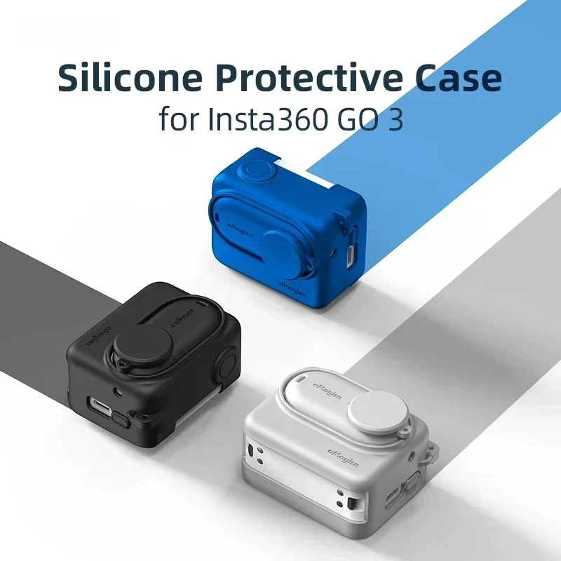 Silicone Protective Case For Insta360 GO 3 Sports Camera Shell Cover All-round Protection For Insta360 GO 3 Accessories
Silicone Protective Case For Insta360 GO 3 Sports Camera Shell Cover All-round Protection For Insta360 GO 3 Accessories