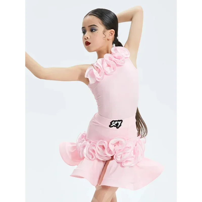 2026 Pink Latin Dance Costume Girls Summer Dance Dress Cha Cha Rumba Dance Performance Suit Kids Latin Practice Clothes
2026 Pink Latin Dance Costume Girls Summer Dance Dress Cha Cha Rumba Dance Performance Suit Kids Latin Practice Clothes