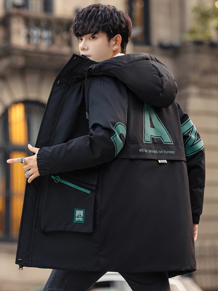 Youth Winter Jaet Mid-Length down Cotton Coat for Boys Junior And High School Students Thiened Polyester Fiber Hooded Zip...
Youth Winter Jaet Mid-Length down Cotton Coat for Boys Junior And High School Students Thiened Polyester Fiber Hooded Zip...