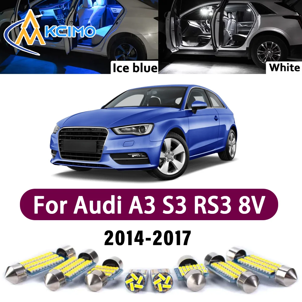 Error Free LED Interior Light Kit for Audi A3 S3 RS3 8V 2014-2017 Premium Bright Dome Trunk Mirror Reading Lamps Canbus
Error Free LED Interior Light Kit for Audi A3 S3 RS3 8V 2014-2017 Premium Bright Dome Trunk Mirror Reading Lamps Canbus