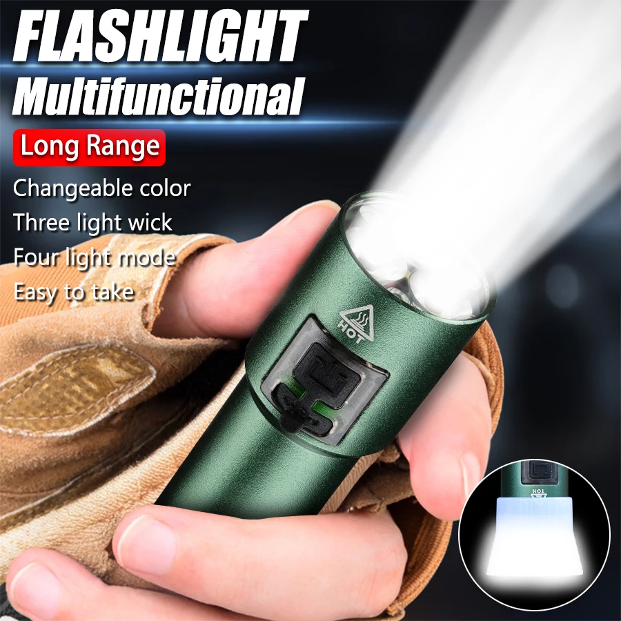 800mAh Mini Flashlight High Bright LED Tactical Torch Handheld Light Outdoor Emergency Camping Fishing Work Lights BL-F36-A
800mAh Mini Flashlight High Bright LED Tactical Torch Handheld Light Outdoor Emergency Camping Fishing Work Lights BL-F36-A