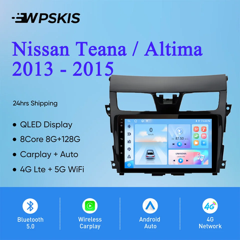 8Core 8G+128G Android 14 Car Radio Stereo Video Multimedia Player GPS Headunit For Nissan Teana Altima 2013 - 2015 Tape Recorder
8Core 8G+128G Android 14 Car Radio Stereo Video Multimedia Player GPS Headunit For Nissan Teana Altima 2013 - 2015 Tape Recorder