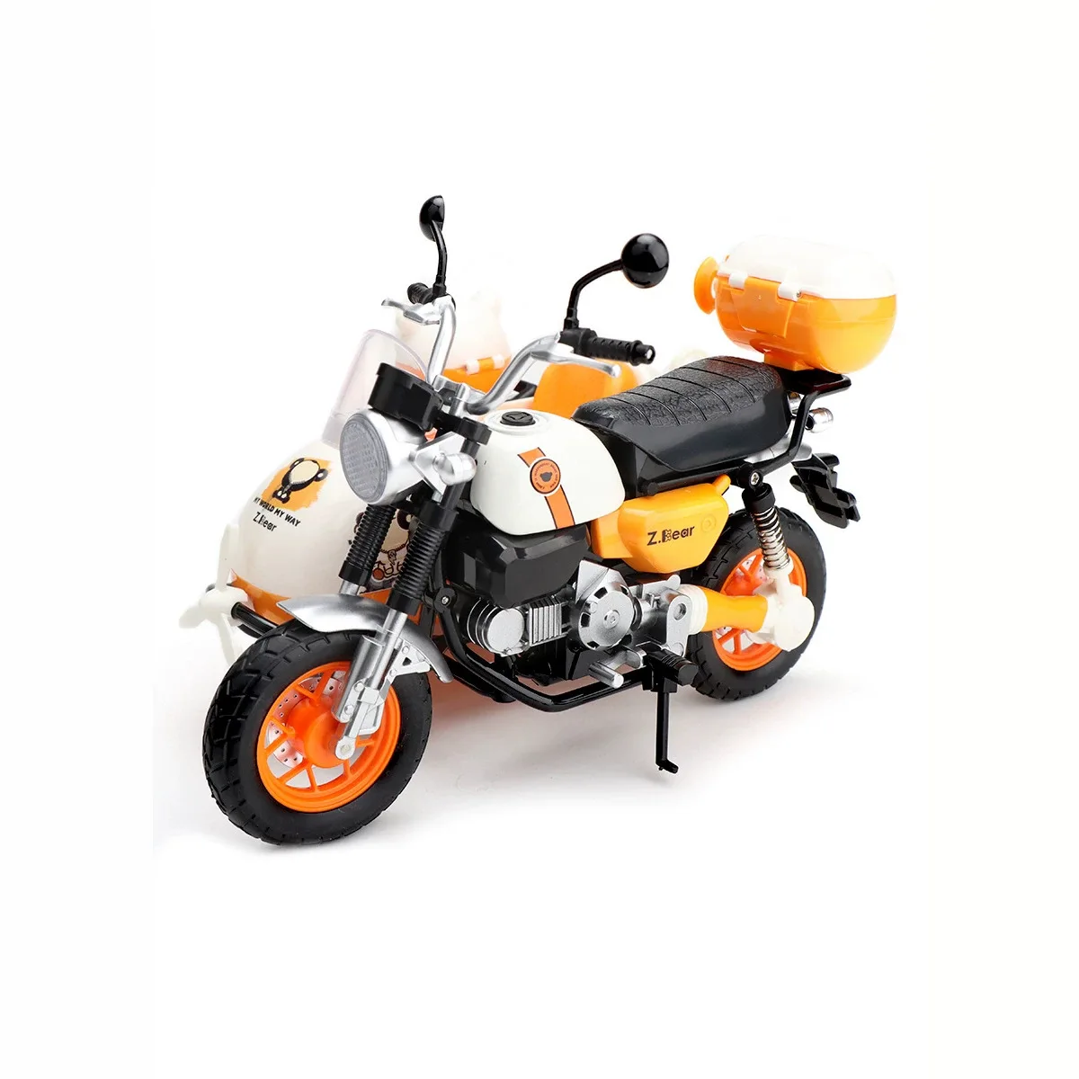 1:12 Tricycle simulation three wheeled crossbody alloy motorcycle model toy
1:12 Tricycle simulation three wheeled crossbody alloy motorcycle model toy