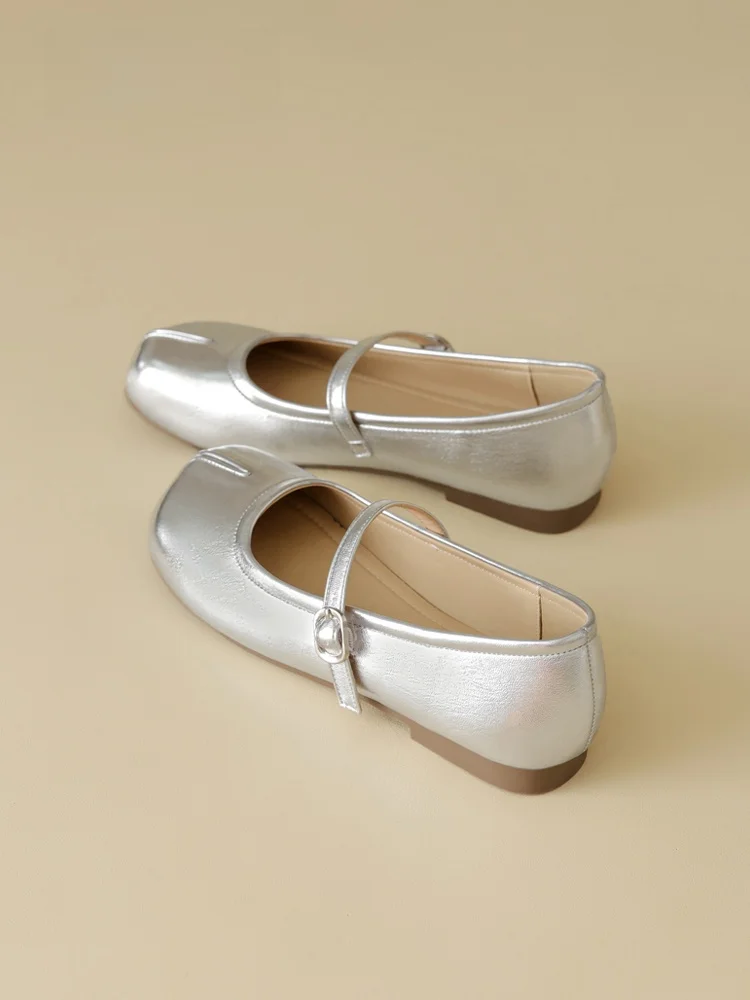 Silver Ballet Mary Jane Women's Shoes Comfortable Summer Sandals for Mothers Casual Style Slip-On round Toe Flat Heel
Silver Ballet Mary Jane Women's Shoes Comfortable Summer Sandals for Mothers Casual Style Slip-On round Toe Flat Heel