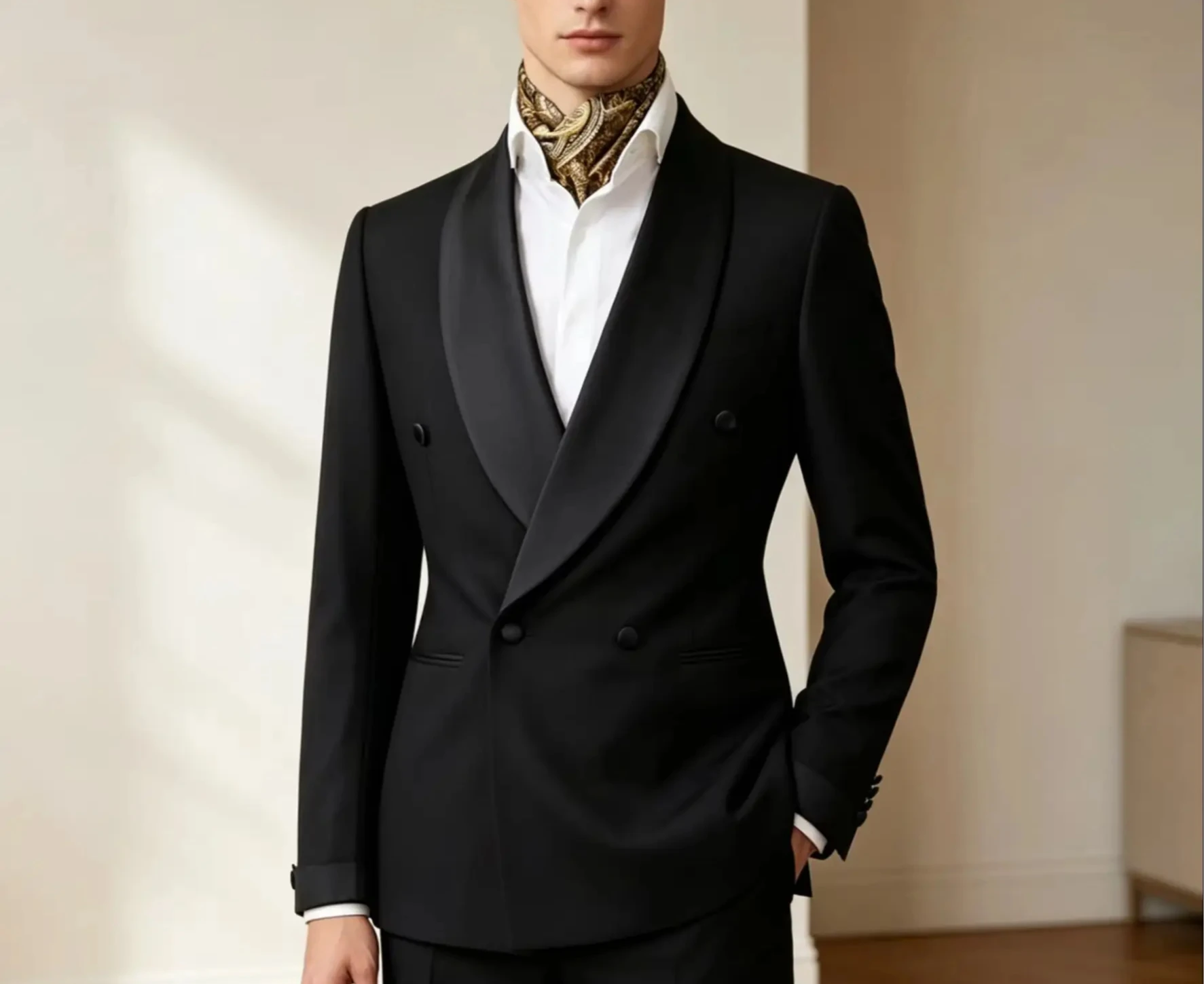 Men Suits Slim Fit 2 Piece Double Breasted Suit Men Wedding Prom Party Business(Blazer+Pants)
Men Suits Slim Fit 2 Piece Double Breasted Suit Men Wedding Prom Party Business(Blazer+Pants)
