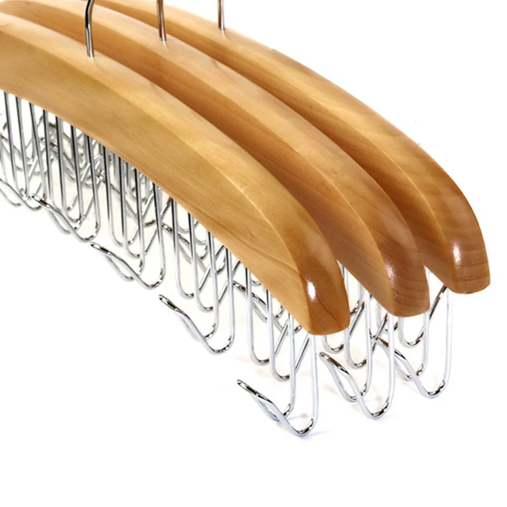 Convenient 12 Hooks Wooden Hanger for Ties Belts Scarves in Wardrobe Closet Cabinet Large Capacity and
Convenient 12 Hooks Wooden Hanger for Ties Belts Scarves in Wardrobe Closet Cabinet Large Capacity and