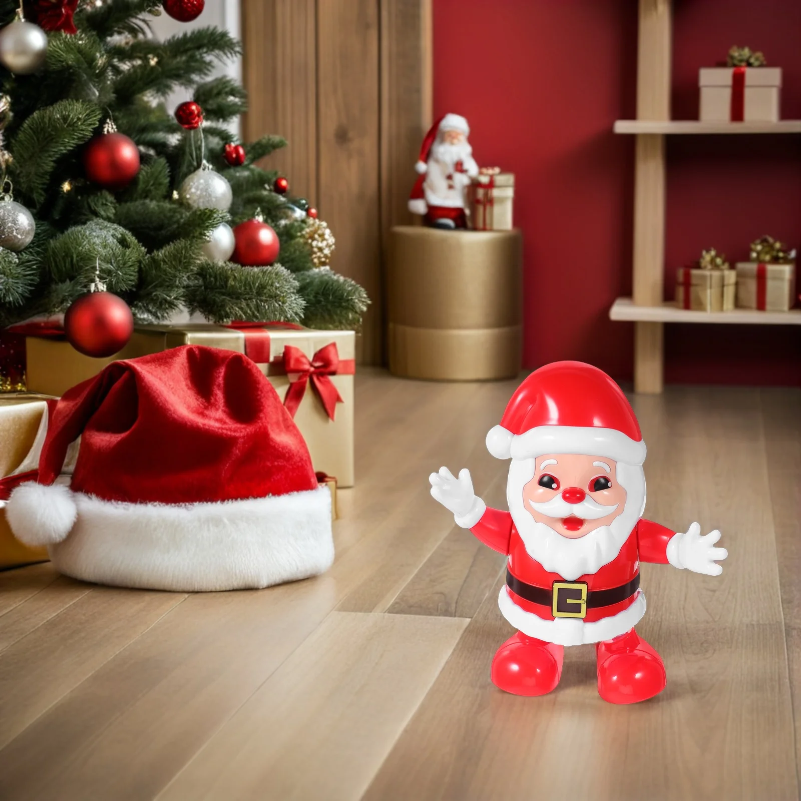 Dancing Santa Creative Electric Santa For Christmas Party Holiday Decoration Office Table Balcony Car Decor Xmas Present Kids
Dancing Santa Creative Electric Santa For Christmas Party Holiday Decoration Office Table Balcony Car Decor Xmas Present Kids