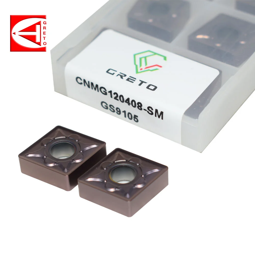 GRETO CNMG120408-SM GS9105, карбидные инструменты, токарный инструмент для металла, режущие вставки CNMG432 CNMG1204 CNMG 120408
GRETO CNMG120408-SM GS9105, карбидные инструменты, токарный инструмент для металла, режущие вставки CNMG432 CNMG1204 CNMG 120408