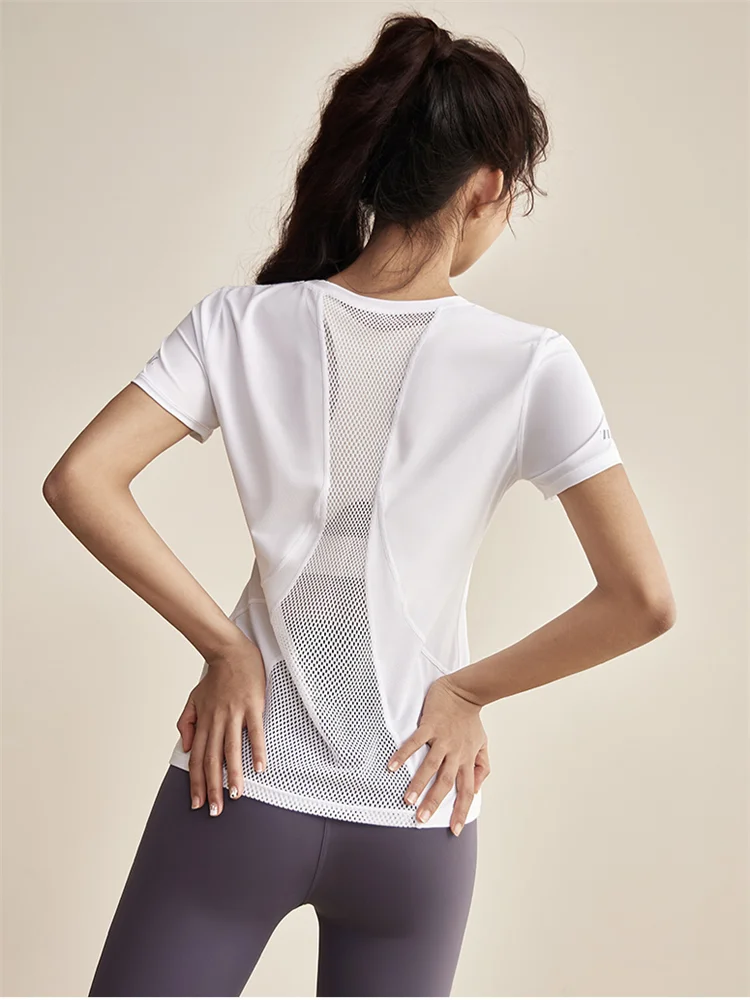 Women's Yoga Top 2025 New Summer Me Splice Loose Qui Dry Running ort Sve Sport T-irt Fitn Wear round Ne Silk
Women's Yoga Top 2025 New Summer Me Splice Loose Qui Dry Running ort Sve Sport T-irt Fitn Wear round Ne Silk