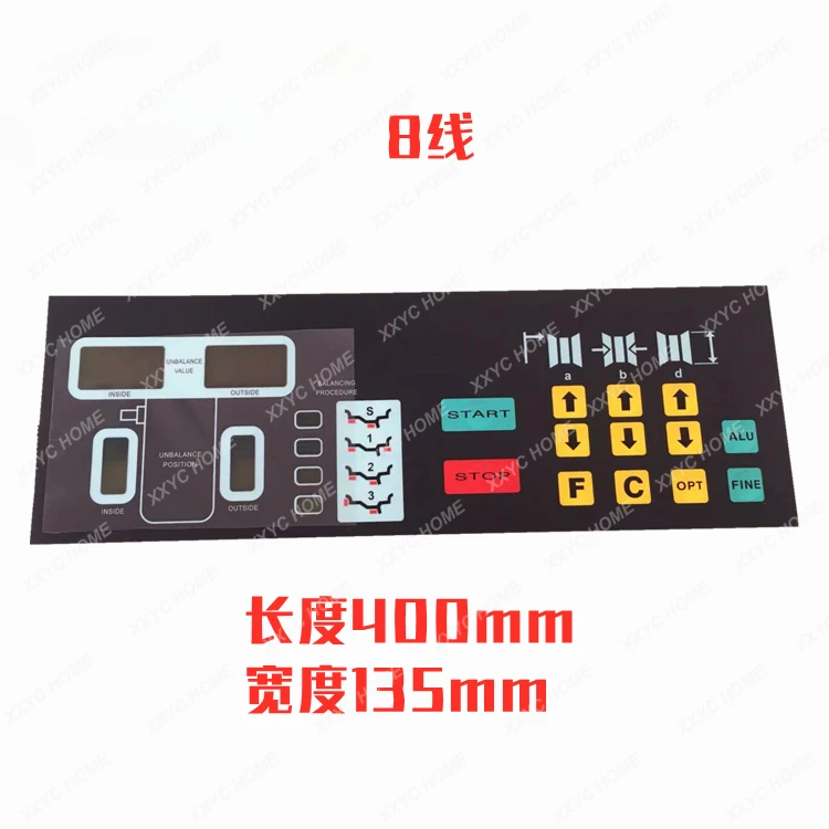 U100 Push-button Tire Dynamic Balancing Machine Control Panel Faceplate Press Key Plate
U100 Push-button Tire Dynamic Balancing Machine Control Panel Faceplate Press Key Plate