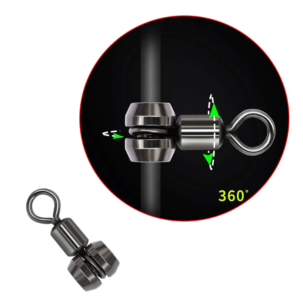10pcs Fishing Lure 3 Way Swivel Heavy Duty Connector Line Barrel Cross Solid Bearing Rolling Ring Fish Tackle Tool Accessories
10pcs Fishing Lure 3 Way Swivel Heavy Duty Connector Line Barrel Cross Solid Bearing Rolling Ring Fish Tackle Tool Accessories