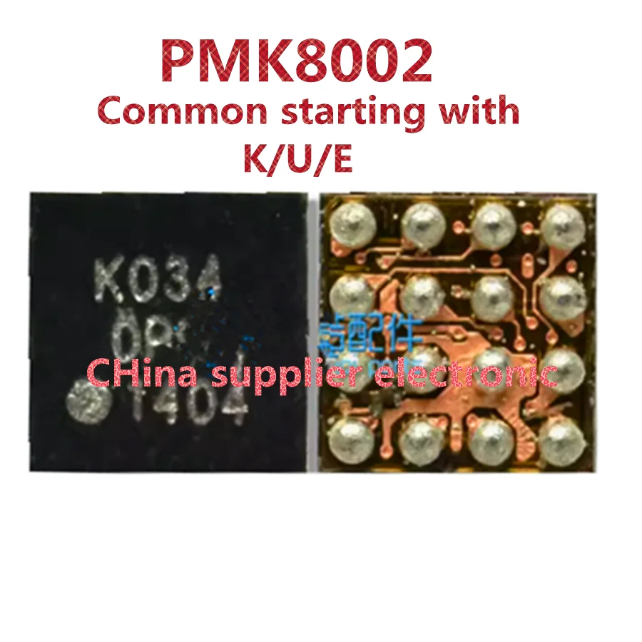 5pcs-30pcs PMK8002 Radio Frequency Chip Top Mark K*** Common starting with K U E General Signal Power Supply IC 16CWLPSP
5pcs-30pcs PMK8002 Radio Frequency Chip Top Mark K*** Common starting with K U E General Signal Power Supply IC 16CWLPSP