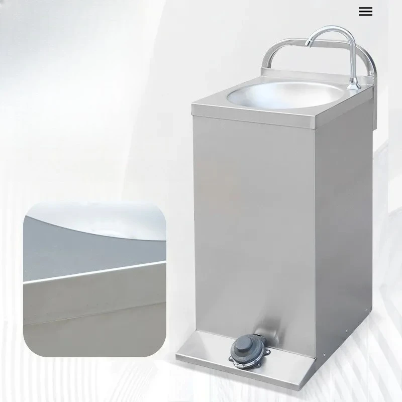 LMM stainless steel mobile pedal wash basin Water storage pedal stainless steel wash basin
LMM stainless steel mobile pedal wash basin Water storage pedal stainless steel wash basin