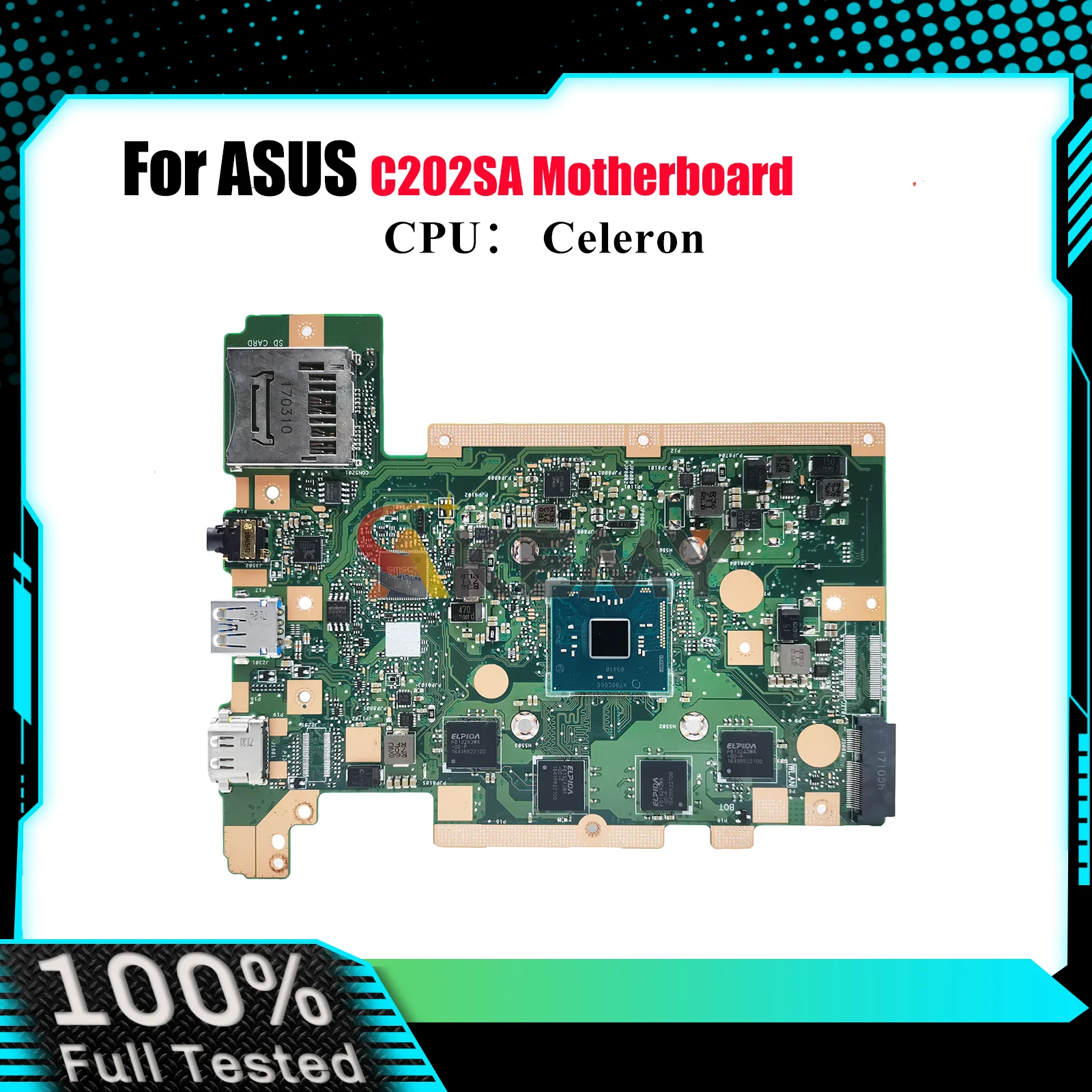 C202SA Laptop Motherboard For ASUS Chromebook C202S C202SA Notebook Mainboard With Celeron CPU 100% tests OK fast shipping stk
C202SA Laptop Motherboard For ASUS Chromebook C202S C202SA Notebook Mainboard With Celeron CPU 100% tests OK fast shipping stk