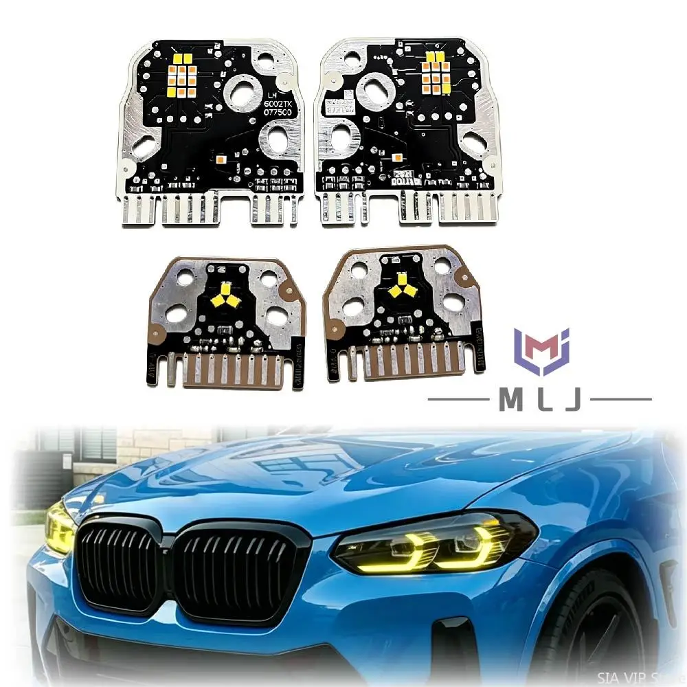 Yellow For BMW X3 X3M G01 X4 X4M G02 G08 2021-2023 LCI DRL Chip Headlight Car Accessories Daytime Running Light Angel Eye Board
Yellow For BMW X3 X3M G01 X4 X4M G02 G08 2021-2023 LCI DRL Chip Headlight Car Accessories Daytime Running Light Angel Eye Board